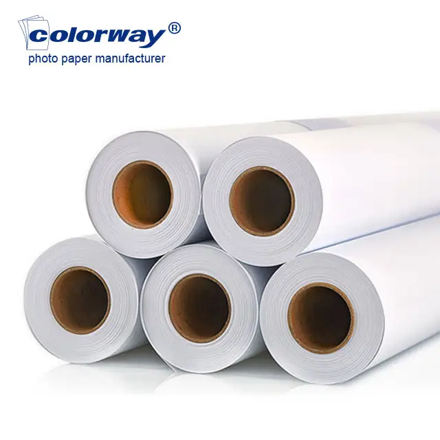 Professional manufacturer of photo paper factory sales Hot Selling Large Format Factory Supply Inkjet Glossy Photo Paper Roll