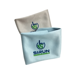 Paño de microfibra para limpiar con logo personalizado, impresión por transferencia térmica y serigrafía para lentes de cámara, gafas y pantallas, fabricante. - Product Image 3