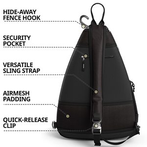 Sac à dos unisexe avec logo personnalisé, nouveau design, sac de sport à bandoulière très vendu pour raquettes de tennis et de pickleball - Product Image 4