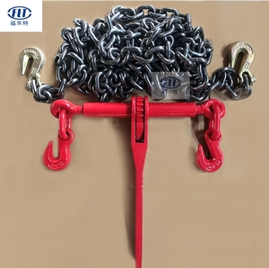 Chaîne de transport de fret en acier galvanisé 10 mm 12 mm 13 mm G80 G70 avec crochets à œil - Product Image 1