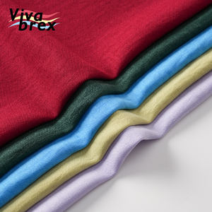 Meilleures ventes Tissu en twill <span class=keywords><strong>Rosalinda</strong></span> 100% polyester Couleur unie 130-150Gsm pour vêtements féminins - Product Image 5