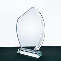 Trophées en cristal avec base, gravure laser, impression UV, vente en gros
