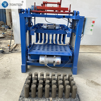 Machine automatique de fabrication de briques creuses à 3 trous, machine à blocs de ciment emboîtables en béton
