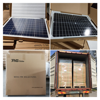 Panneau solaire Mono 150W pour système domestique avec garantie de 25 ans, efficacité de 15,1%, prix avantageux, homologué TUV CE