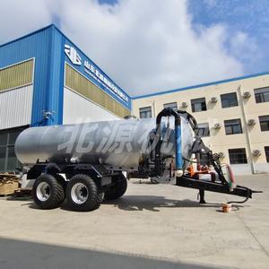 Citerne à lisier de type tracteur avec bras de remplissage automatique | Épandeur d'engrais liquide sous vide pour la gestion du fumier agricole - Product Image 2