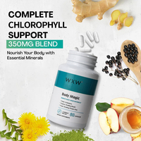 Capsules de chlorophylle de haute qualité et au meilleur prix, prêtes à être expédiées, absorption élevée, sans OGM et sans gluten