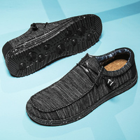 Dudes mocassins pour hommes, chaussures de marche en bateau personnalisées en toile, autres chaussures de marche décontractées à la mode pour hommes