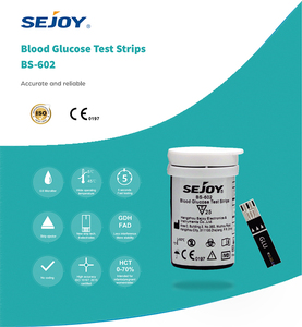Strisce Reattive per <span class=keywords><strong>Test</strong></span> della Glicemia Senza Codifica Sejoy, Strisce Accurate per Diabetici - Product Image 2