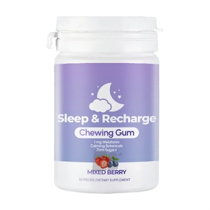 Gommes de sommeil et de recharge nocturnes à marque privée OEM/ODM avec Ashwagandha et Mélatonine pour un meilleur repos des hommes et des femmes - Product Image 2