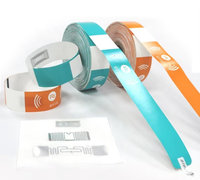 Bracelets en silicone étanches NFC RFID 13,56 MHz pour contrôle d'accès, paiement sans contact, puce 1K, hôtels