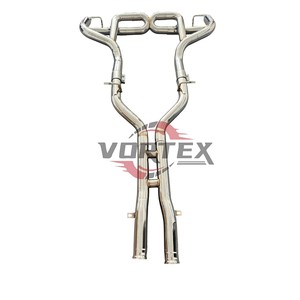 Sección Media de Escape de Flujo Recto de Acero Inoxidable SS304 Vortex Racing para Benz AMG GT GTS 3.0T 4.0T, Piezas de Mejora de Sonido de Alto Rendimiento - Product Image 1