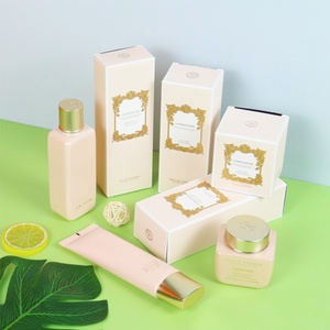 Caja de Embalaje de Belleza Personalizada Crown Win, Ecológica, de Cartón Gris, con Forro de Esponja para Lociones, Sueros y Productos para el Cuidado de la Piel - Product Image 1