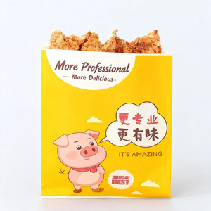 Sacs en papier personnalisés en gros, de qualité alimentaire, bon marché, pour pain, biscuits, beignets, pop-corn, sacs en papier brun pour pop-corn, sacs en papier doublés anti-graisse - Product Image 3