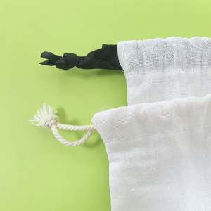 Idéal pour les bougies, les cadeaux, les cosmétiques, les huiles essentielles, les parfums, pochette à cordon de serrage réutilisable, coton, lin, sérigraphie, portefeuille - Product Image 5