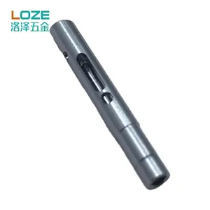 OEM Precision CNC Automatic Lathe Customized Aluminum Stainless Steel Turning Part Pin Shaft CNC Machined Drilling Features