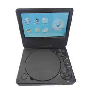 Lecteur DVD HD portable, écran 9 pouces, lecteur vidéo mobile, prend en charge les cartes USB et TF, sortie AV 1080P, télécommande pour les voyages - Product Image 2