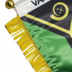 ธงซาตินขนาดเล็กแบบกำหนดเองของวาเนอตู พร้อมพู่สีเหลือง สำหรับการศึกษา ประกันภัย บริษัททัวร์ และการเกษตร - Product Image 6