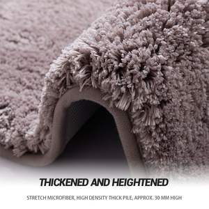 DADA ultima Super assorbente asciugatura rapida <span class=keywords><strong>tappeto</strong></span> da <span class=keywords><strong>bagno</strong></span> <span class=keywords><strong>nero</strong></span> rosso e grigio porta <span class=keywords><strong>bagno</strong></span> Set tappetino antiscivolo per bambini - Product Image 4