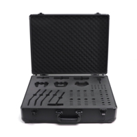Flight-case en aluminium dur personnalisé pour équipement de transformateur, mallette de transport d'outils en aluminium avec mousse