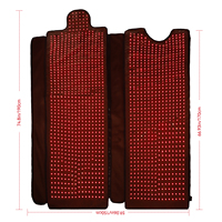 Couverture de photothérapie infrarouge à LED 660nm 850nm pour le corps entier, 3252 LED, pour usage domestique et commercial, type sac de couchage