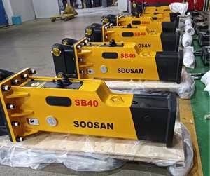 SB40 for Excavator Hydraulic Breaker with Engine 68mm Chisel Low Noise Rock Hammer for 4-7 Ton Excavators - Product Image 2