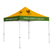 Tente de réception en aluminium Admax personnalisée, imprimée, simple, 3x3m, 3x4.5m, 3x6m, imperméable, ignifuge, pour exposition intérieure/extérieure