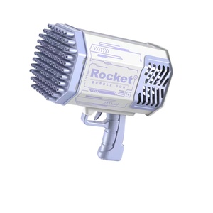 Pistola de burbujas eléctrica automática DHF de 69 agujeros, pistola Bazooka de verano para exteriores, máquina de burbujas de agua y jabón, juguetes para niños - Product Image 1