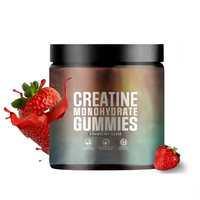 Compléments Alimentaires en Gommes de Créatine Monohydrate Végétaliennes OEM à Marque Blanche 5000mg – Gommes Pré-Entraînement Créatine Électrolytes