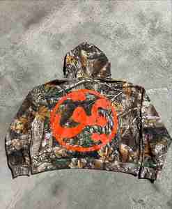 Yingling Custom HeavyWeight Sweatsuit Acid Wash Unisex DTG Print Hoodies Boxy Zip up Hoodie Sudaderas y pantalones de chándal Set - Product Image 3