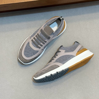 Chaussures de sport pour hommes BC en maille légère et daim, style designer de haute qualité, confortables, semelle épaisse, multicolores, pour la marche quotidienne