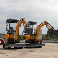 Nouvelle Excavatrice Compacte OLIN Jaune 2025 – Vente Flash, Accès Facile, Économique, Godet de 0,036 m³, Moteur Laidong 385 de 19 kW