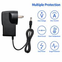 Adaptateur secteur mural OEM homologué FCC avec protection contre les surtensions 12V 1A 12W AC/DC pour commutateur réseau