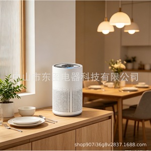 เครื่องฟอกอากาศ Dongtu 80m/h ควบคุมด้วยระบบสัมผัส สำหรับใช้ในบ้าน ตั้งโต๊ะ สีขาว พร้อมแผ่นกรองคอมโพสิต ใช้พลังงานไฟฟ้ากระแสตรง - Product Image 5