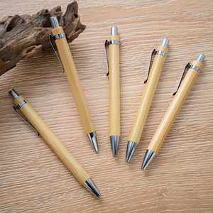 Bolígrafo Ecológico Personalizado de Bambú para Promociones o Regalos Empresariales, Reciclable, Económico, para la Escuela - Product Image 1