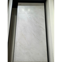 Carrelage en céramique émaillée rustique moderne 600x1200mm antidérapant imitation pierre blanche pour salle de bain et sol de pièce