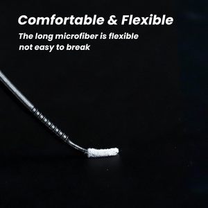 Microaplicadores <span class=keywords><strong>de</strong></span> Cabezal Largo para Extensiones <span class=keywords><strong>de</strong></span> <span class=keywords><strong>Pestañas</strong></span>, Microcepillos para <span class=keywords><strong>Pestañas</strong></span>, Varitas <span class=keywords><strong>de</strong></span> Algodón para Rímel - Product Image 4
