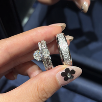 Bague de fiançailles et de mariage ovale de style vintage en or 18K/14K avec diamant de laboratoire certifié IGI pour femme