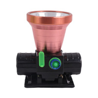 Linterna Frontal LED de Alta Potencia con Carga USB Tipo-C, Batería de Iones de Litio de Aluminio, Resistente al Agua IP66, Haz Ajustable, para Caza y Pesca