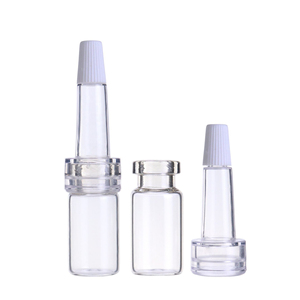 Flacon en verre à col serti de 10 ml avec bouchon compte-gouttes en plastique transparent de 13 mm et 20 mm pour sérum à <span class=keywords><strong>l</strong></span>'<span class=keywords><strong>acide</strong></span> <span class=keywords><strong>hyaluronique</strong></span> - Product Image 3