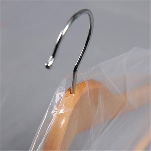 Film de protection transparent en PE pour le rangement des vêtements, anti-poussière, surface lisse, housse semi-rigide - Product Image 2