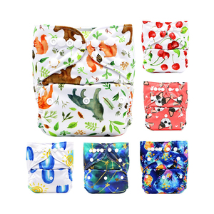 Prix de gros bas QUANTITÉ MINIMALE DE COMMANDE de poche de haute qualité <span class=keywords><strong>Lavable</strong></span> Bébé Couches Réutilisables Snap Tissu Respirant Bébé Couches/Couches - Product Image 5