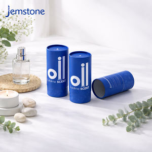 Emballage en tube de papier kraft biodégradable et écologique imprimé sur mesure pour les cosmétiques, parfums, crèmes de soin, poudres en vrac, maquillage - Product Image 4