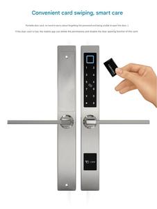 Rfid thẻ Bàn phím đọc cảm ứng không thấm nước Màn hình khóa cửa an ninh với hệ thống thẻ truy cập độc lập biểu tượng tùy chỉnh hỗ trợ - Product Image 6