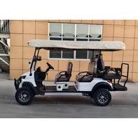Voiturette de golf électrique 4-6 places en gros avec pneus tout-terrain et système AC 48V pour chariots