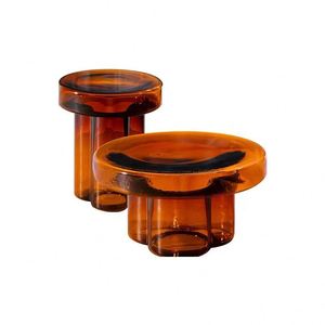 Thiết Kế Mới Hiện Đại Vòng Thủy Tinh Cơ Sở Bàn Cà Phê Cho Thủy Tinh Hàng Đầu Vòng Chuông Bàn Cà Phê - Product Image 3