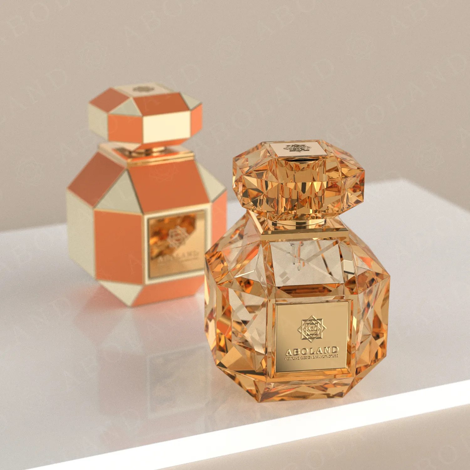 ABL Design Irregular Perfume Bottle Customize Parfum Bottle Unique Luxury Bottle