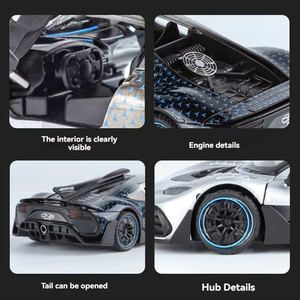 1/32 in lega modello Benz AMG ONE giocattoli per auto sportive con effetti <span class=keywords><strong>di</strong></span> luce sonora per la decorazione della casa collezione <span class=keywords><strong>di</strong></span> giocattoli per bambini - Product Image 3