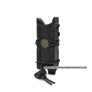 Ventilatore tattico singolo elastico a tiraggio rapido da esterno resistente in Nylon tigre da 9mm accessorio per caricatore attrezzatura da <span class=keywords><strong>difesa</strong></span> personale Molle - Product Image 2