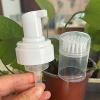 Nouveau Design Brosse Top Nettoyant Pour Le Visage Mousse 43mm Bouteille À Pompe À Mousse Avec Couvercle Tête Moussante