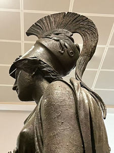 Escultura de <span class=keywords><strong>Atenea</strong></span> en Bronce Verdigris Fundido a Mano, Tamaño Real, Mitología Griega, para Exhibición en Galerías y Espacios Públicos al Aire Libre - Product Image 5